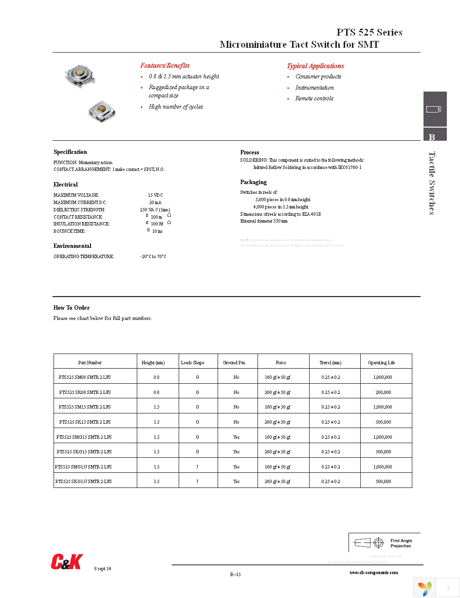 PTS525SK08SMTR LFS Page 1